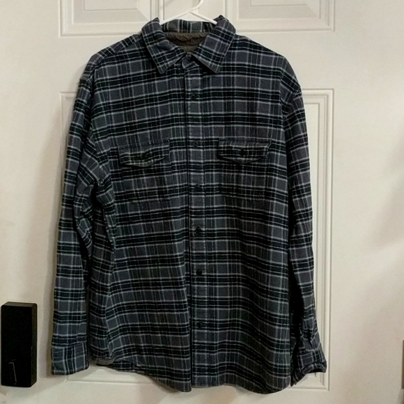 Old Navy Other - Vintage Old Navy Blue Plaid Flannel Shirt